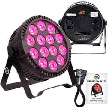shumee LIGHT4ME PAR RGBW 14x10 LED odrska reflektorska svetilka