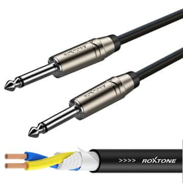 shumee Kabel za zvočnike 2 x Jack 6,3 mm 10 m SMART Roxtone SSJJ210L10