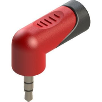 shumee Adapter za redukcijo 3,5 mm stereo vtič na 3,5 mm stereo kotno vtičnico Roxtone RPAN200