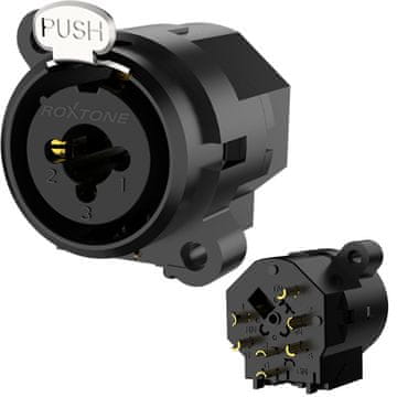 shumee Kombinirani XLR JACK 6.3 Roxtone XLR RC6FS panelna vtičnica