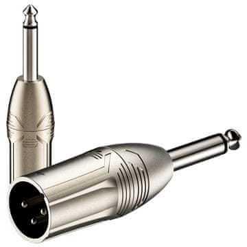 shumee Adapter, pretvornik - XLR moški - Jack 6,3 mm mono Roxtone RA2XMJM