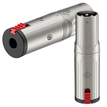 shumee Roxtone RA3XMJF XLR moški na Jack 6,3 mm stereo ženski adapter z zaklepom