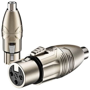 shumee Adapter - XLR ženski - RCA cinch vtičnica Roxtone RA2XFPF