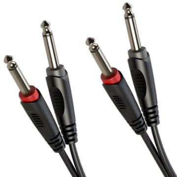 shumee Avdio kabel 2x 6,3 mm jack / 2x 6,3 mm jack 1,5 m Roxtone SACC100L1.5