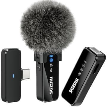shumee MOZOS MX2-DVOJNI BREZŽIČNI MIKROFONI 2,4 GHz ZA TELEFON