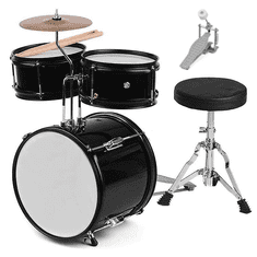 Kera Otroški bobnarski komplet Kera Audio ZPD-3-Black