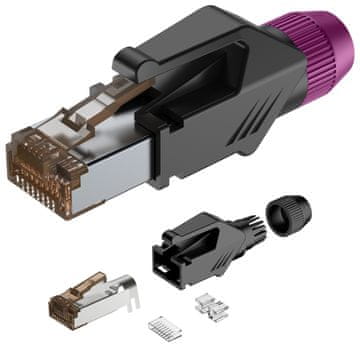 shumee Vtič RJ45 s pokrovom Roxtone RJ45C5E-PH-PL