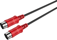 shumee MIDI kabel 2 x DIN 5-PIN 3 m Roxtone SMDC100L3