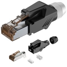 shumee Roxtone RJ45C5E-PH-WT RJ45 vtič s pokrovom