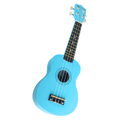 shumee SUPRIMO UK21 LB sopranska ukulele 21" modra lesena za otroke za učenje igranja