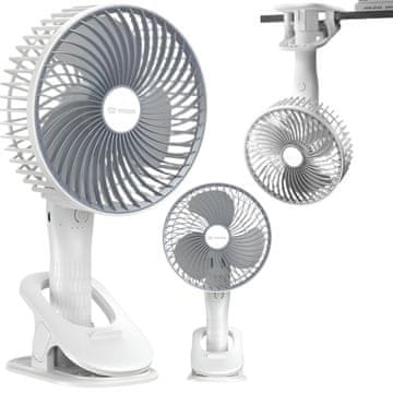 Mozos MOZOS F33 BREZŽIČNI VENTILATOR S SPONKO IN BATERIJO