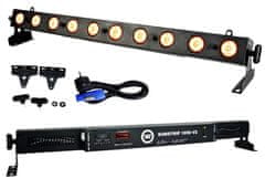 shumee LIGHT4ME SUNSTRIP 1050 V2 halogenski svetlobni trak, retro odrska razsvetljava, topla svetloba 10x50W WW