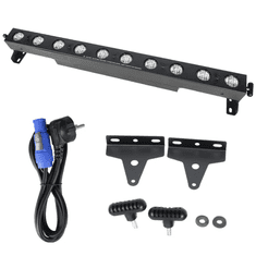 shumee LIGHT4ME SUNSTRIP 1050 V2 halogenski svetlobni trak, retro odrska razsvetljava, topla svetloba 10x50W WW