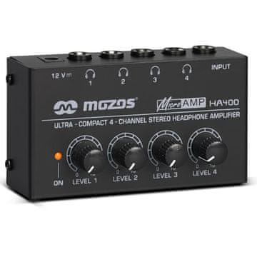 Mozos MOZOS HA400 4-KANALNI STEREO OJAČEVALNIK ZA SLUŠALKE