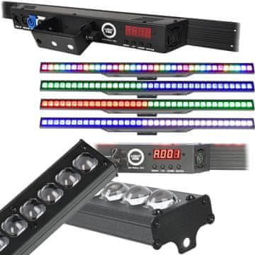 shumee LIGHT4ME LED STENSKA 363 DMX svetlobna trakovna dekoracija 36x3W RGB SMD 3535 konveksna leča nosilec za montažo