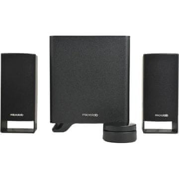 shumee Microlab M-600BT - črn - komplet 2.1 Bluetooth zvočnikov