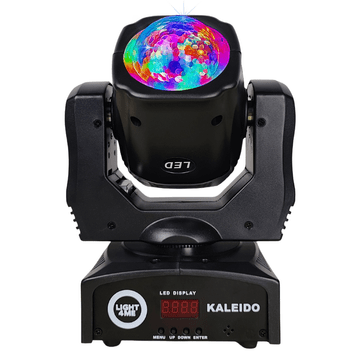 shumee LIGHT4ME KALEIDO FX gibljiva glava za odrsko osvetlitev DMX 10W RGBW LED omega nosilec