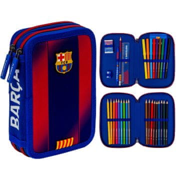 shumee Šolska peresnica Astra FC BARCELONA za fanta, dva predala, s pripomočki