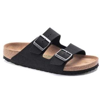 Birkenstock Birkenstock Arizona Vegan Birko-Flor Unisex tobogani Črna Regular (1019115) 35.0
