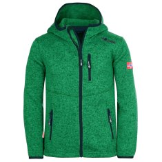 Trollkids Trollkids Kids Jondalen Jacket XT zelena jakna s kapuco iz flisa (222-327) 104