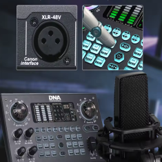 DNA DNA SC TWO zunanja digitalna zvočna kartica, polnilni avdio vmesnik Bluetooth DSP USB-C Phantom 15 zvočnih učinkov, pretakanje v živo