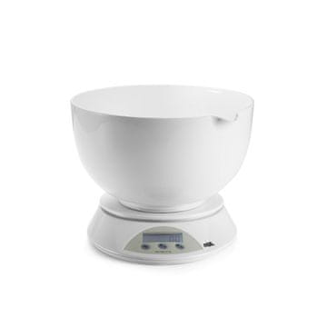 ADE Kuhinjska tehtnica ADE Angelina s posodo, do 5 kg, 3 l, premer 22 x 12 cm, bela