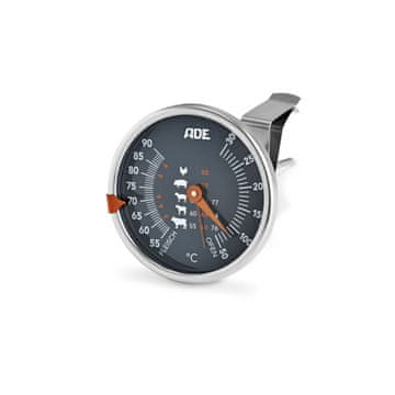 ADE Termometer za meso ADE, do 300 °C, premer 7,5 x 12,5 cm, nerjaveče jeklo/steklo