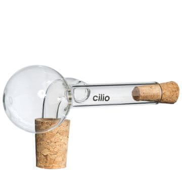Cilio Točilna posodica z razpršilnikom, borosilikatno steklo/zamašek, 20 ml Preciso / Cilio