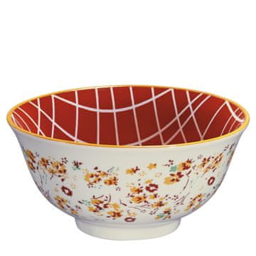 Cilio Skleda, porcelanasta, premer 15,5 cm, 0,5 l, rože / Cilio