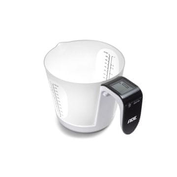 ADE Kuhinjska tehtnica ADE Franca z merilno skodelico, do 3 kg, 1 l, 20,5 x 14,5 cm