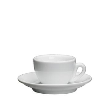 Cilio Skodelica za espresso Cilio Roma s krožnikom, 0,05 l, bela