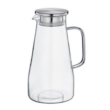 Cilio Vrč, borosilikatno steklo/nerjaveče jeklo, 1,6 l, premer 12,5 x 22,5 cm Emilia / Cilio