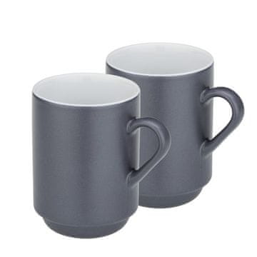 Kela Vrčki, 2 kosa, keramični, 0,3 l, premer 7,5 x 11 cm, sivi / Kela