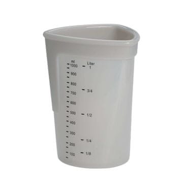 LURCH Lurch FlexiForm silikonska merilna skodelica, 1 l, siva