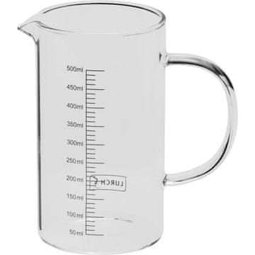 LURCH Merilna skodelica Lurch vrč, borosilikatno steklo, 0,5 l