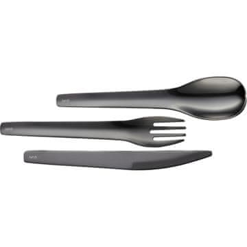 LURCH Lurch komplet jedilnega pribora v etuiju, 3-delni, 18 cm, antracit