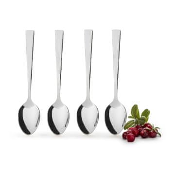 Sagaform Žlice Sagaform, 4 kosi, nerjaveče jeklo, 13 cm, srebrne