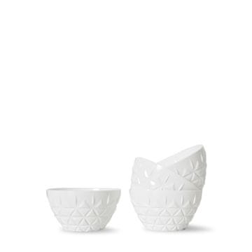 Sagaform Komplet posod za piknik, 4-delni, bel akril, premer 13 x 7 cm, 0,6 l Zunanje prehranjevanje / Sagaform