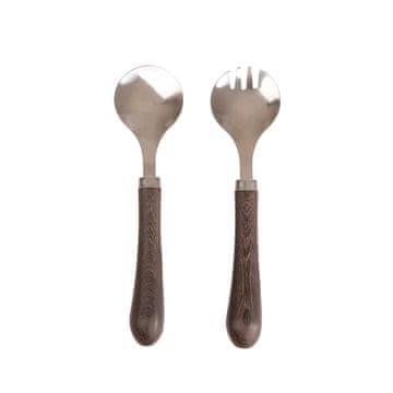 Sagaform Solatni jedilni pribor, les wenge/nerjaveče jeklo, 23 cm Astrid / Sagaform