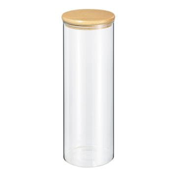 Zassenhaus Kuhinjska posoda, borosilikatno steklo/bukov les, 2,0 l, premer 10,5 x 30 cm / Zassenhaus