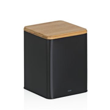 Kela Kuhinjska posoda, kovina/bambus, 1,4 l, 11,5 x 11,5 x 14,5 cm / Kela