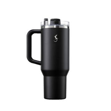 LURCH Termo vrček Lurch Big Cup, nerjaveče jeklo, 1,2 l, črn
