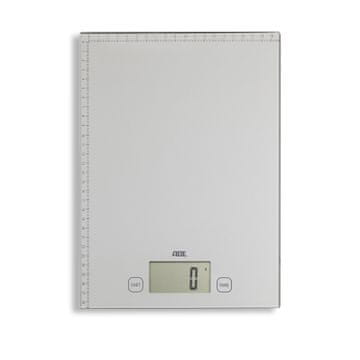 ADE Elektronska pisarniška tehtnica z merilno skodelico ADE, do 20 kg, 21 x 29,7 cm, kovinska