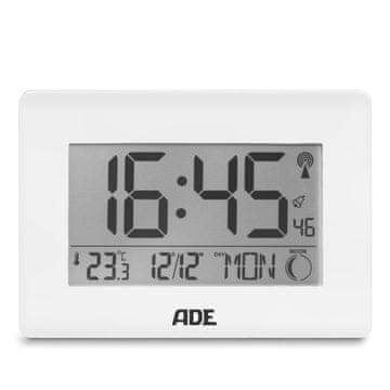 ADE XXL elektronska ura, s termometrom in budilko ADE, 23 x 3 x 16 cm, bela