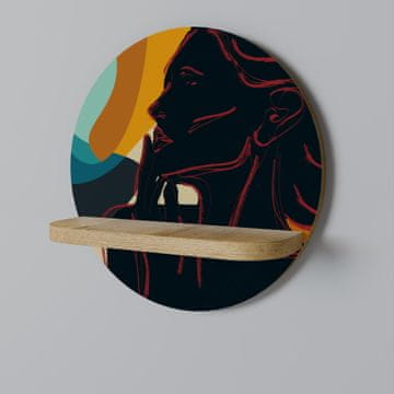 shumee Okrogla polica SILHOUETTE SONATA