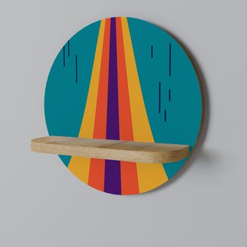 shumee Okrogla polica CHROMATIC DREAMSCAPE