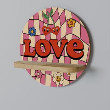 shumee Okrogla polica ROCKING LOVE