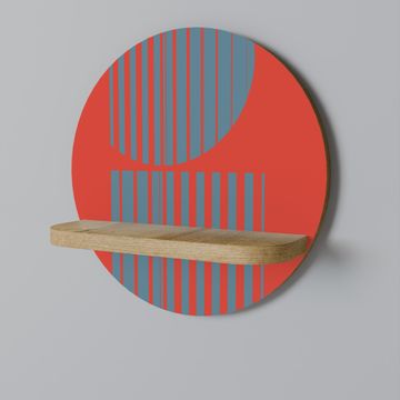 shumee Okrogla polica RISING GEOMETRY STARS