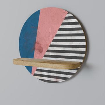 shumee Okrogla polica GLAMOUROS STRIPE