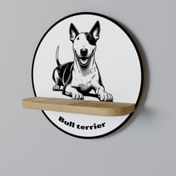 shumee Okrogla polica za BULL TERRIERJA
